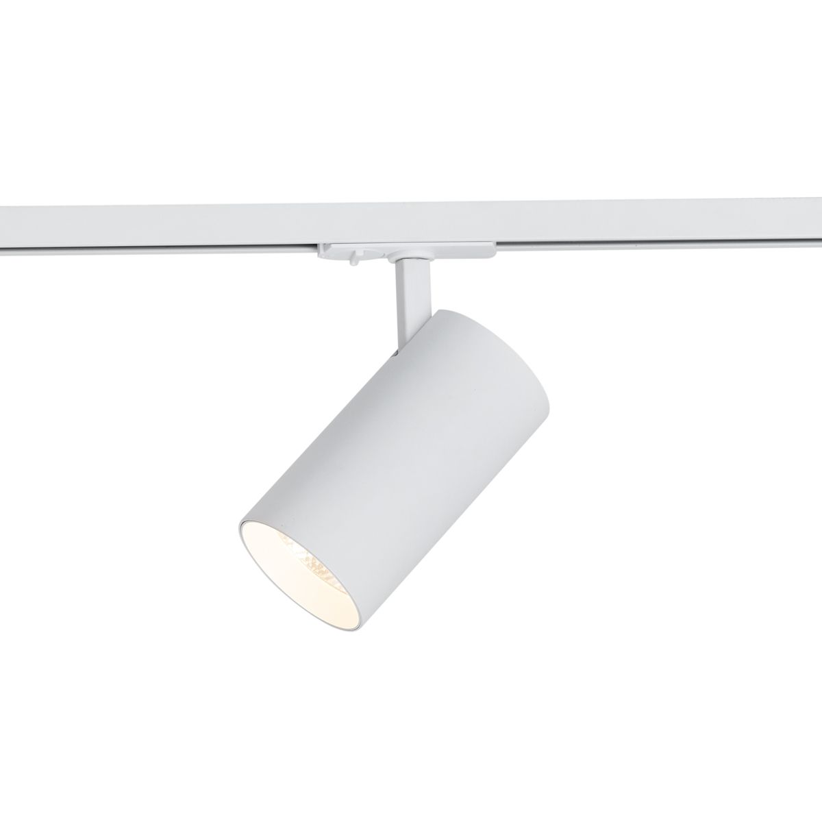 Moderne spot wit voor railsysteem 1-fase incl. LED - Iconic Mark