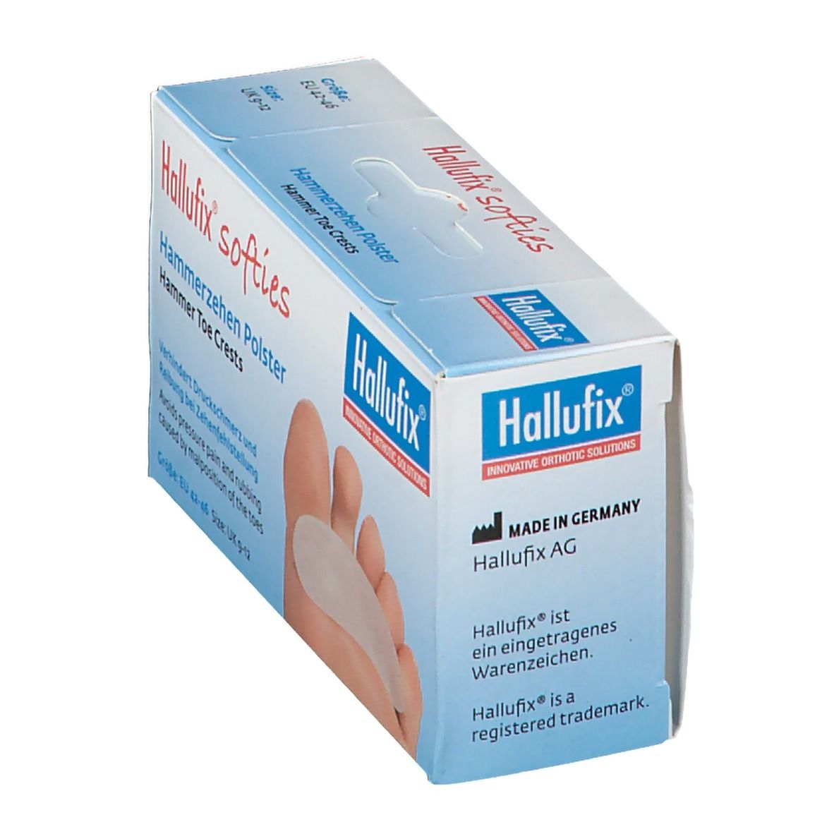 Hallufix® softies Hammerzehen Polster Gr. 42-46