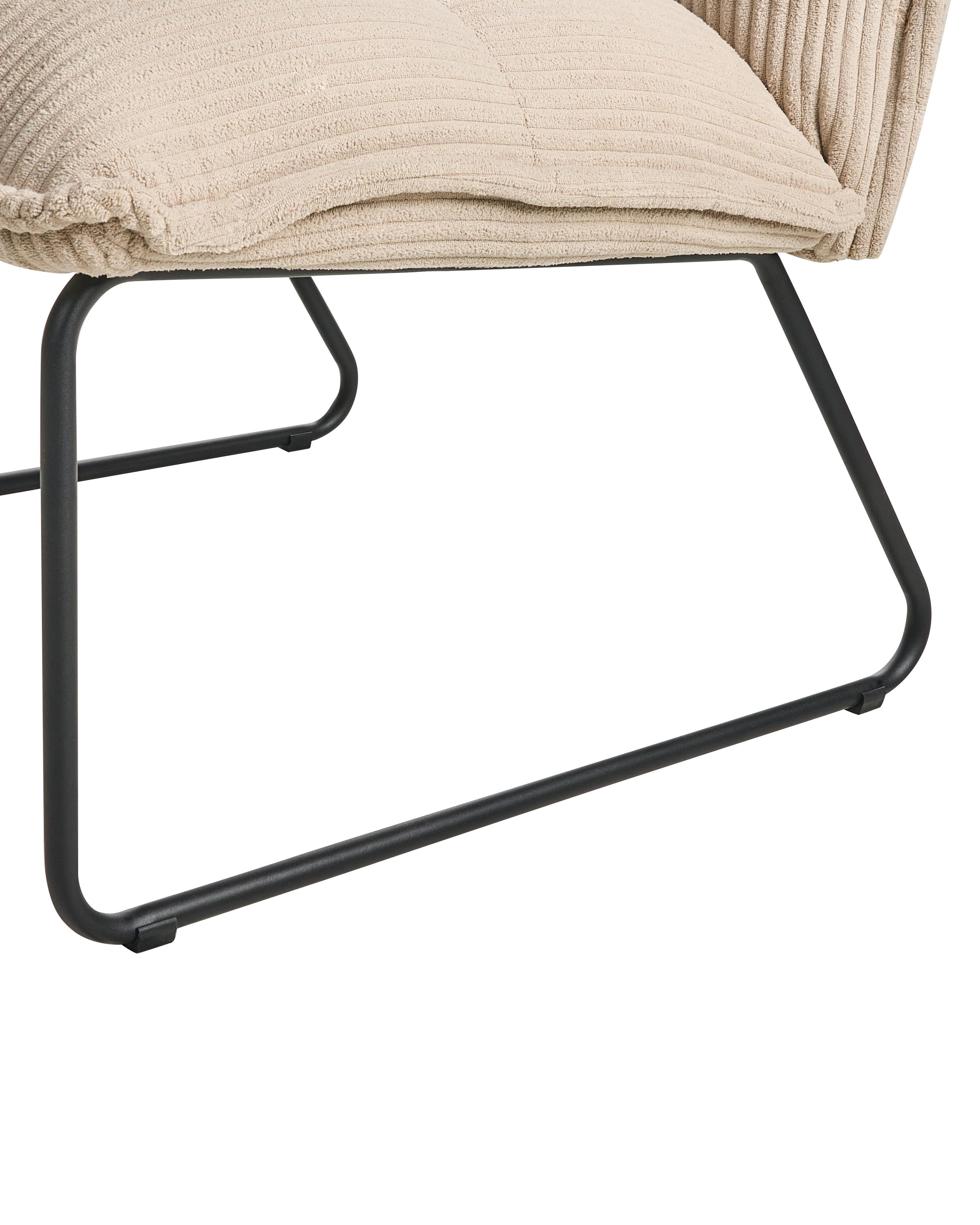 Set van 2 fauteuils BJASTA Corduroy Beige