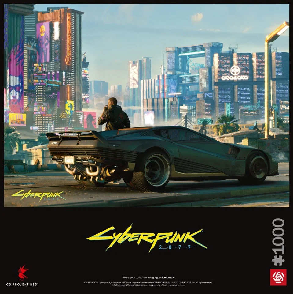 Good Loot - Gaming Puzzle: Cyberpunk 2077: Mercenary on the Rise Puzzles - 1000