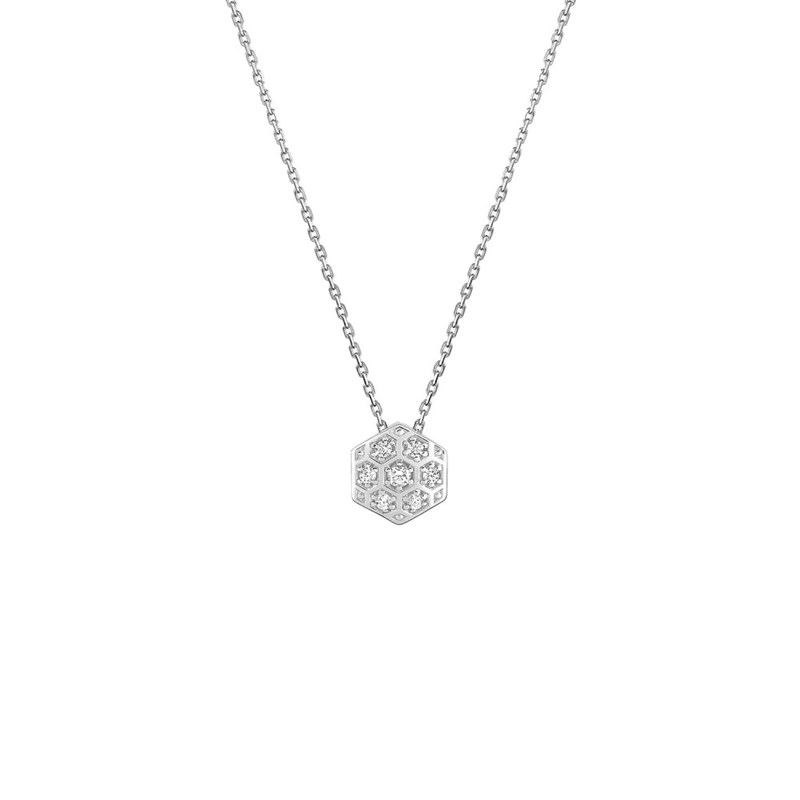 Collier Femme - Or 18 Carats - Diamant 0,11 Carats - Longueur : 42 cm