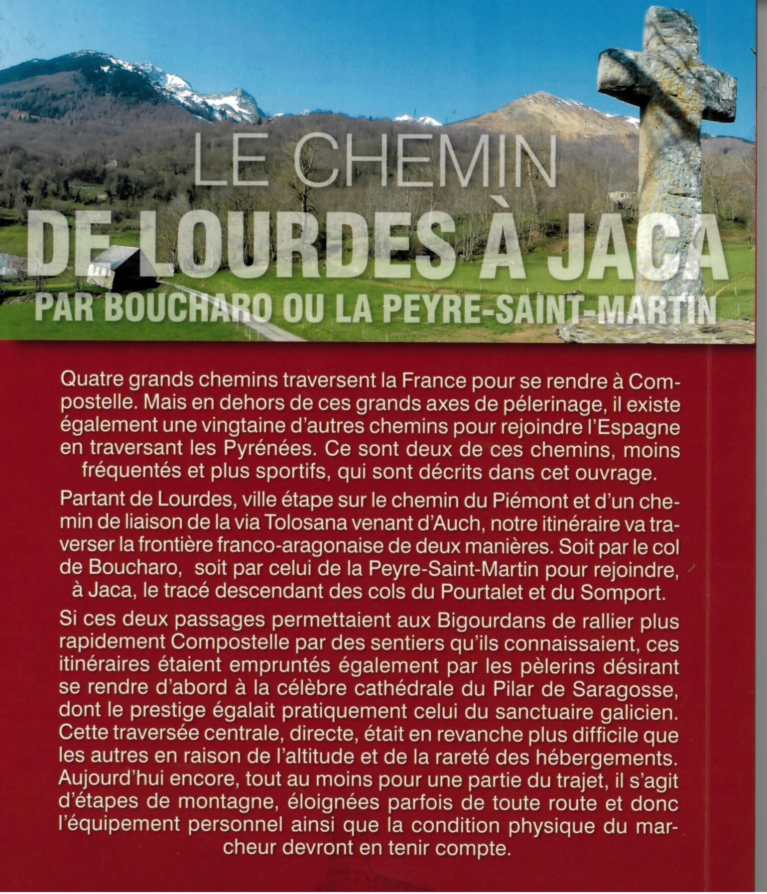 RANDO EDITIONS - LE CHEMIN DE LOURDES A JACA