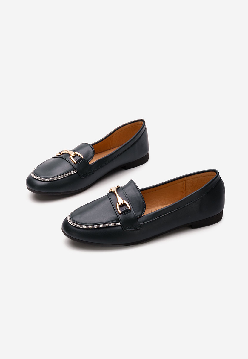 Loafers femme marine Lebira