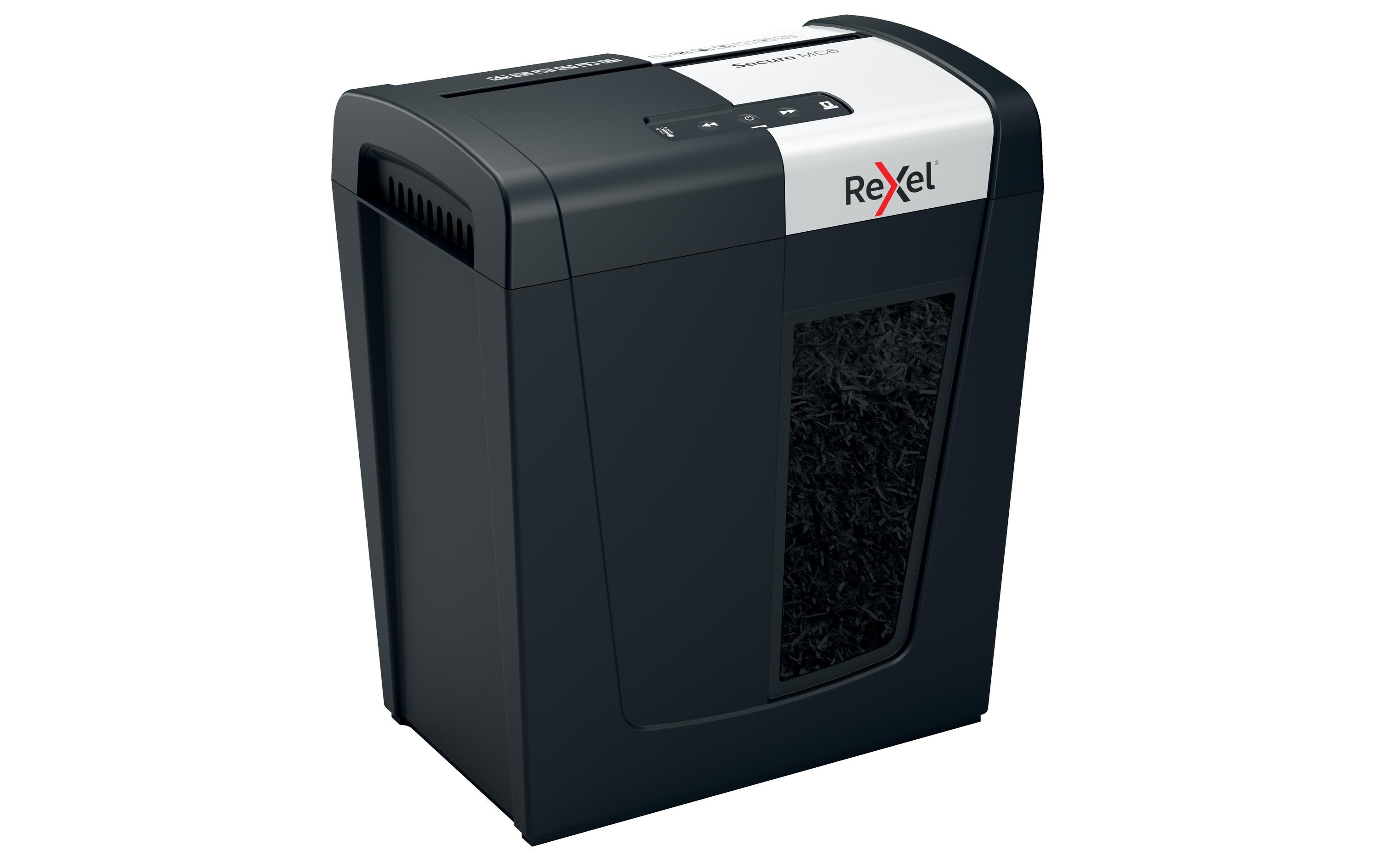 Aktenvernichter Rexel Secure MC6 P-5, 6 Seiten<br>Manueller Schredder für die sichere Vernichtung streng vertraulicher Unterlagen
