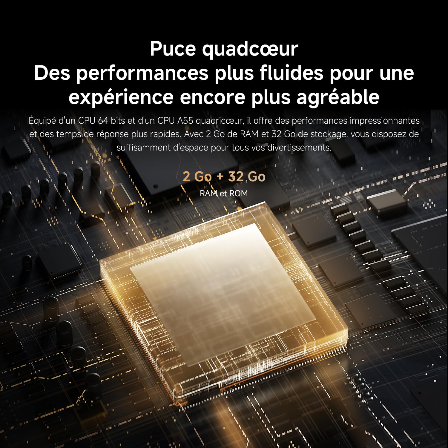 XIAOMI TV F Pro 65, 165 cm (65 Pouces), 4K UHD QLED, Smart TV, Fire TV, Contrôle Vocal Alexa, HDR10+, Mode Game Boost 120Hz, MEMC, 2Go+32Go, Compatibl