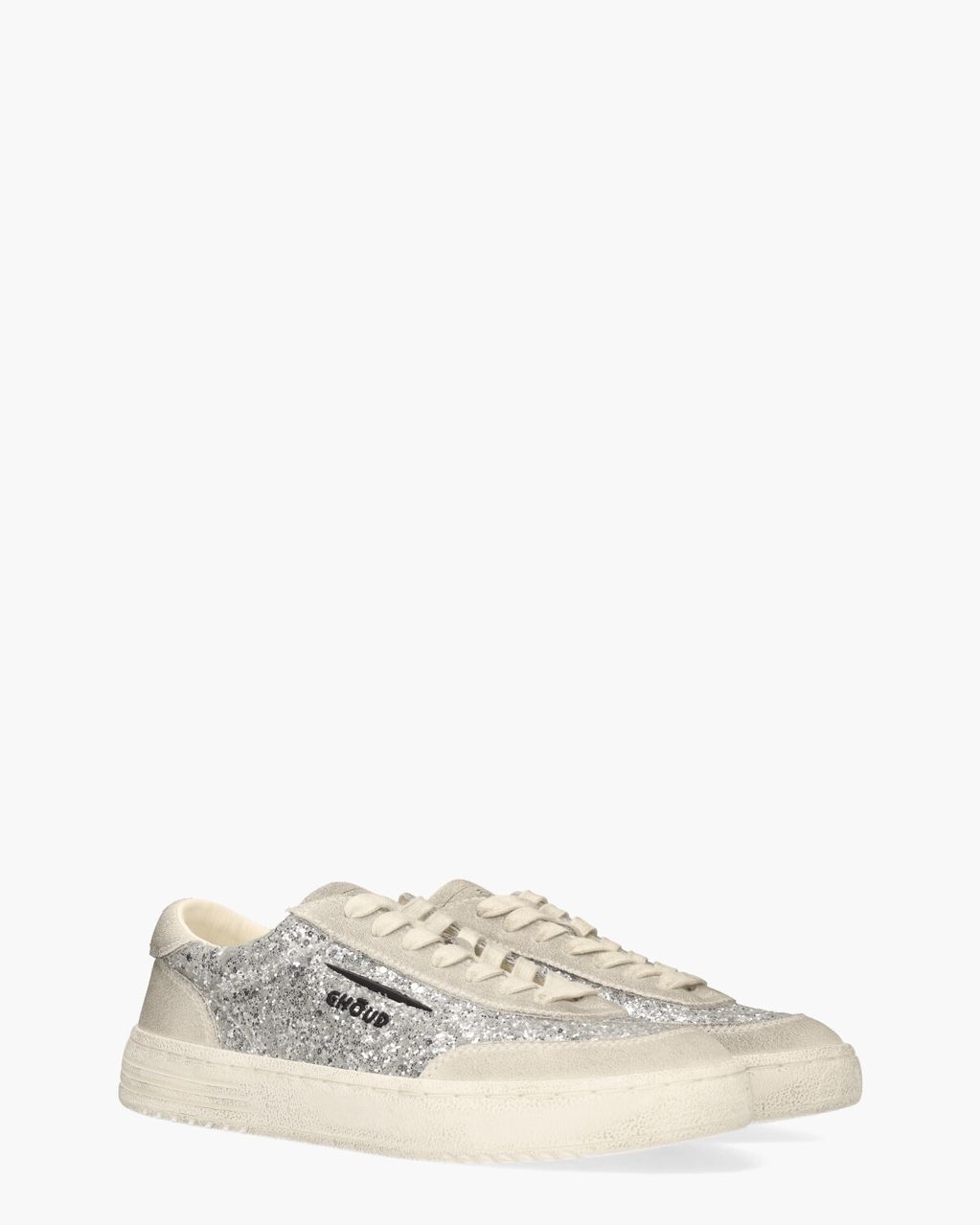 Ghoud Lido Low Grijs/Zilver Damessneakers