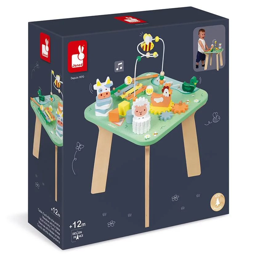 TABLE D'ACTIVITÉS JOLIE PRAIRIE - EN BOIS