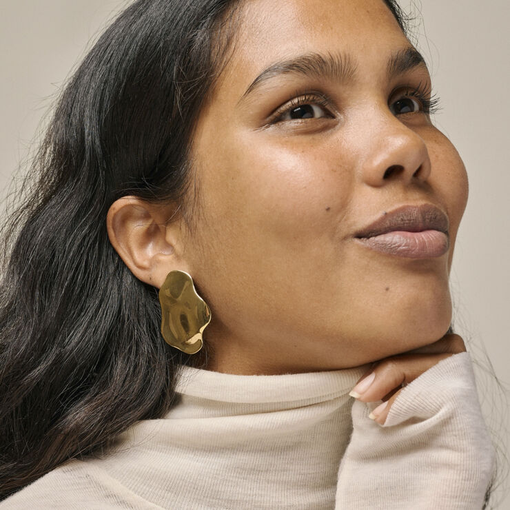 ENAMEL Copenhagen Earrings, Cleopatra 925s/gp