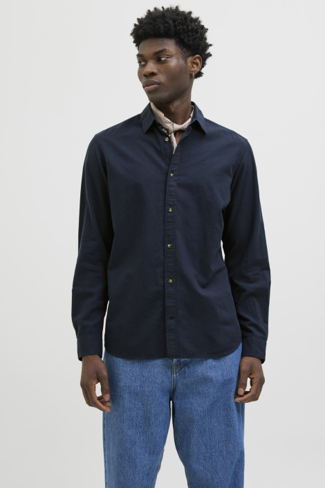 Jack & Jones blauwe heren overhemd