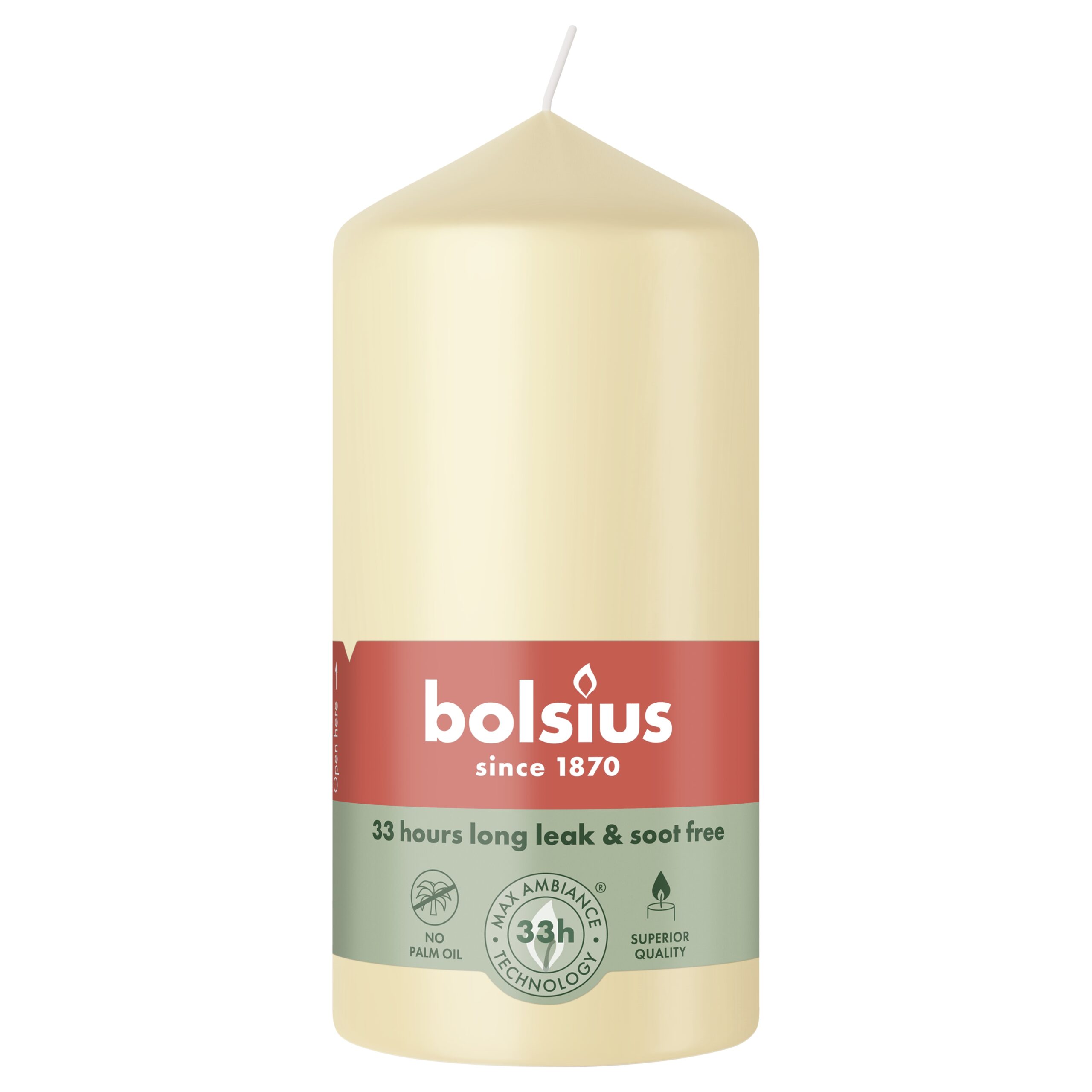 Bolsius Stompkaars 120/58 Beige (1 stuk)