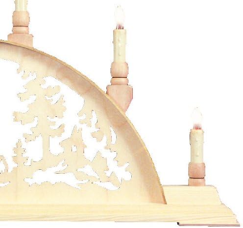 Schwibbogen - Seiffener Kirche - 63cm x 32cm - Original Seiffen Schwibbögen