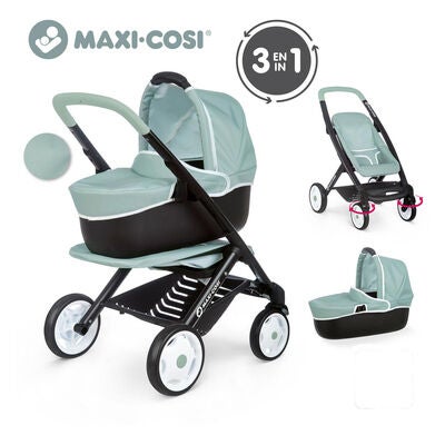 Smoby Maxi-Cosi Dukkevogn 3-in-1, Grønn