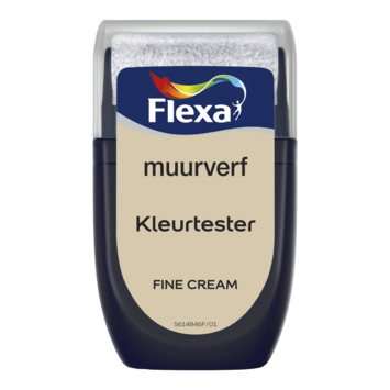 Flexa Creations muurverf kleurtester Fine Cream 30ml