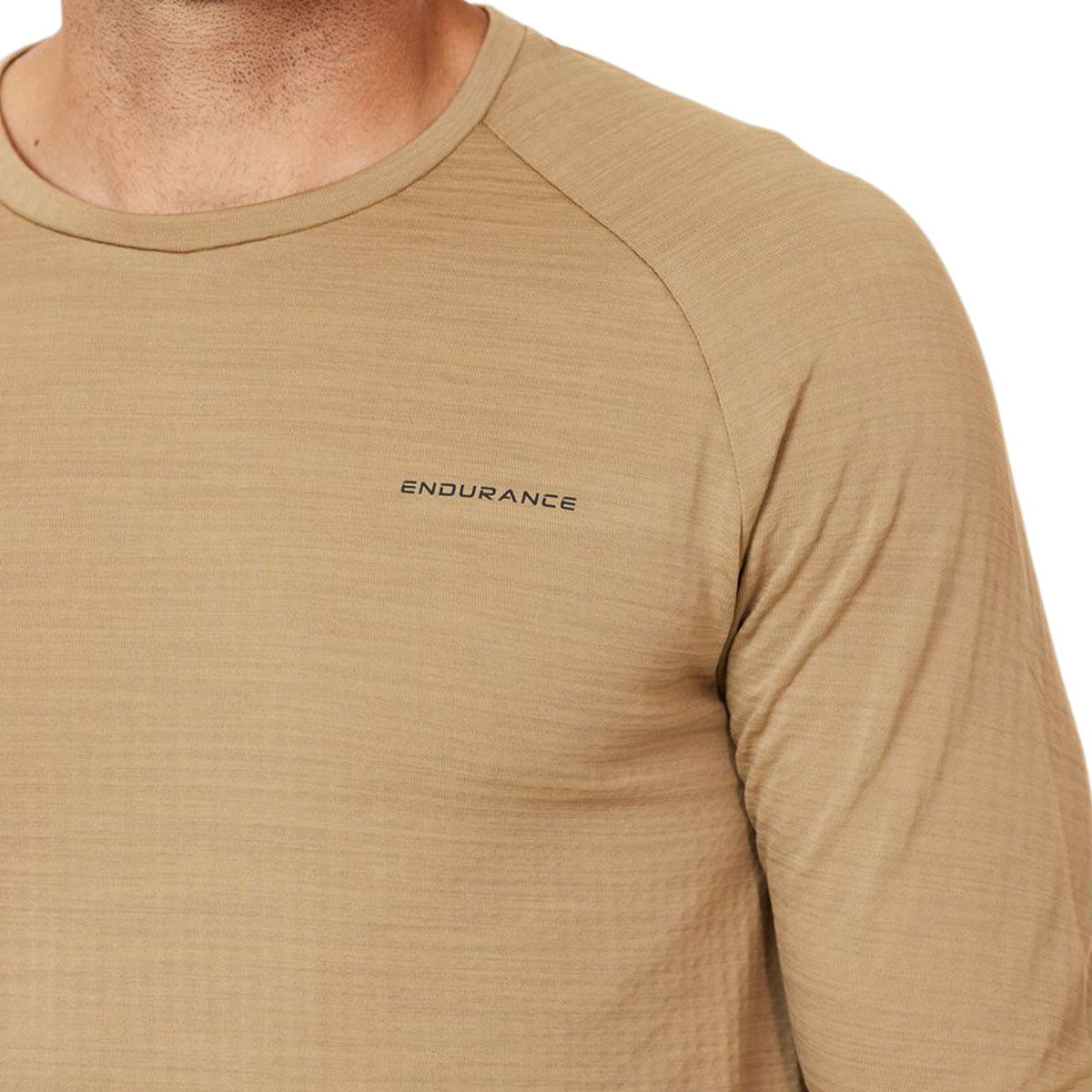 Endurance Avan Waffle Langærmet Løbe T-shirt Herre