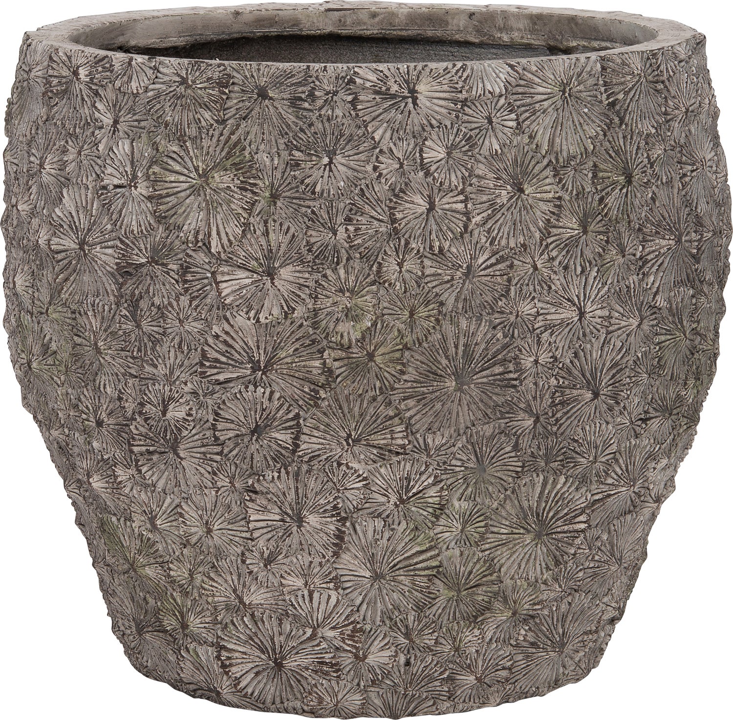 Intratuin bloempot Joanna grijs D 35 H 32 cm