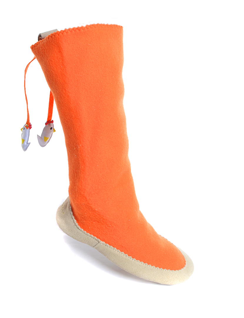Funny Orange Girl Slipper