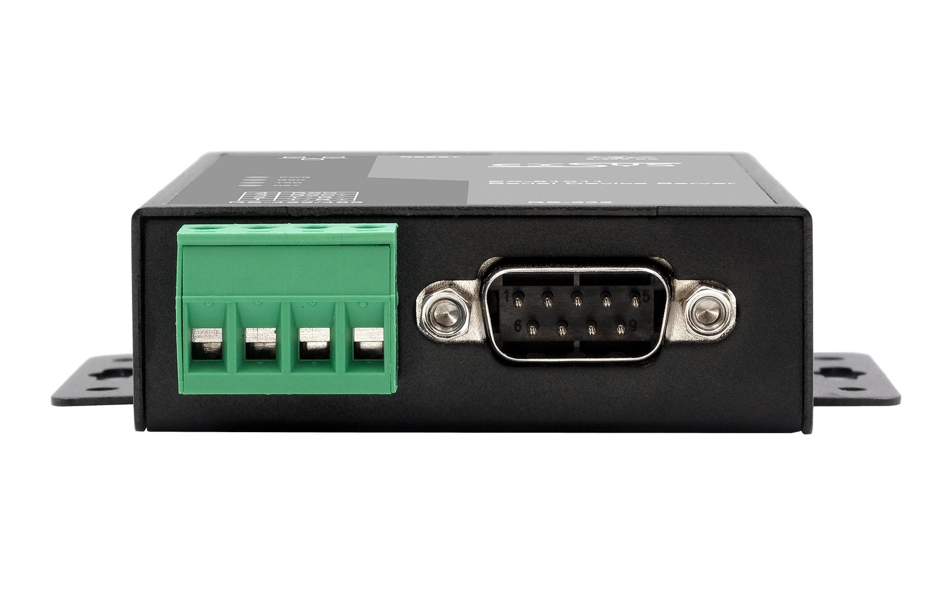 Serieller Geräteserver EX-61011 1-Port-RS-232/422/485<br>Serial Device Server 1x RS232/422/485, inkl. Netzadapter