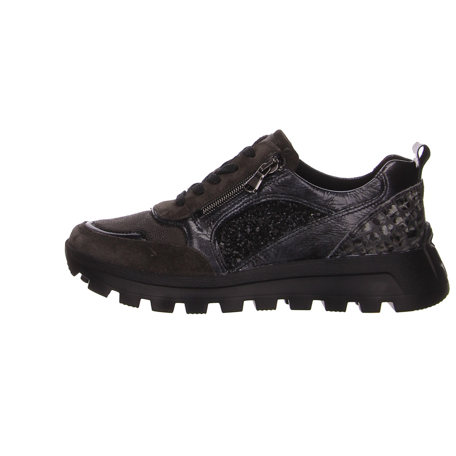 Waldläufer Sneaker grau grau