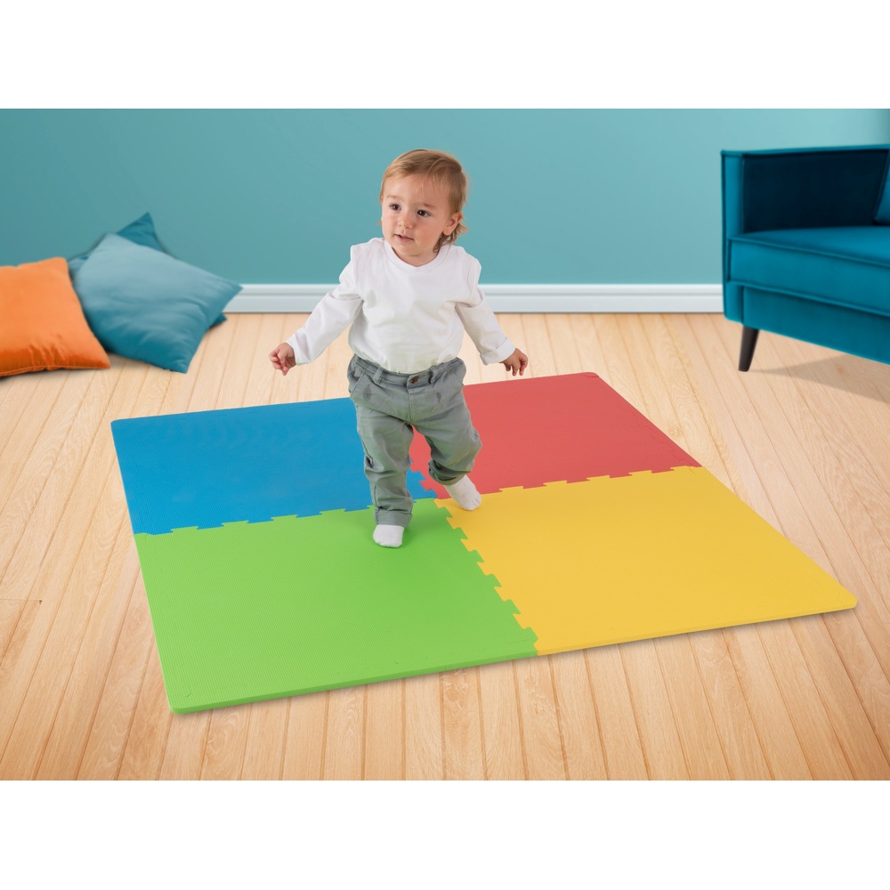Play Factory bunte Schaumstoff-Spielmatte für Babys