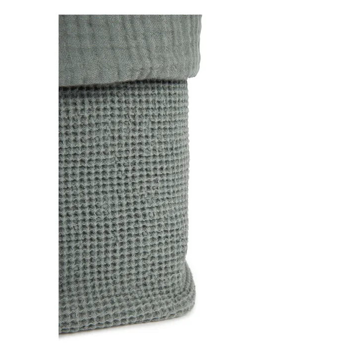 Nobodinoz Panier de rangement Wabi-Sabi | Bleu gris