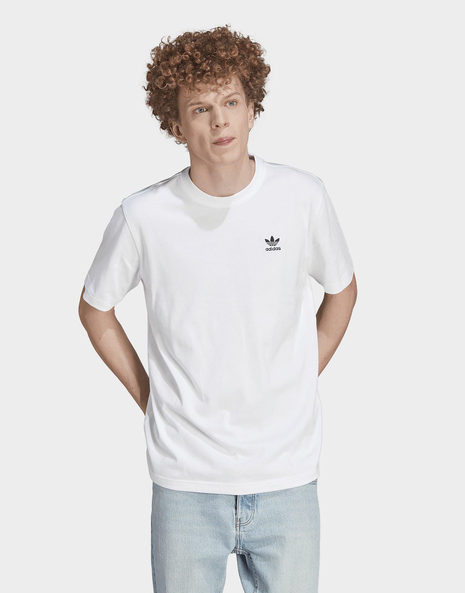 adidas Originals T-shirt boxy logo Trèfle avant et arrière Adicolor Classics