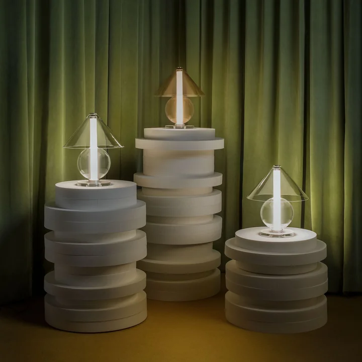 marset - Fragile LED Tischleuchte, translucent