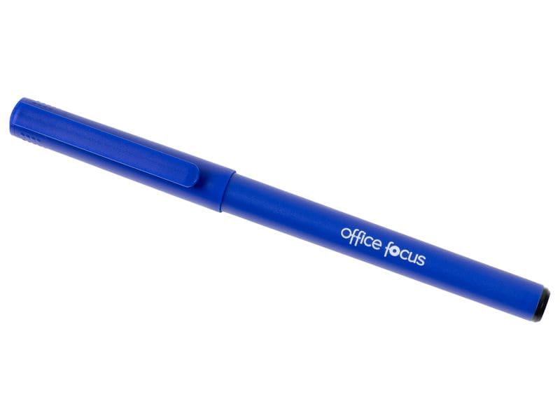 office focus Fineliner Office Focus Blau, 12 Stück Tintenfeinschreiber mit Strichstärke F
