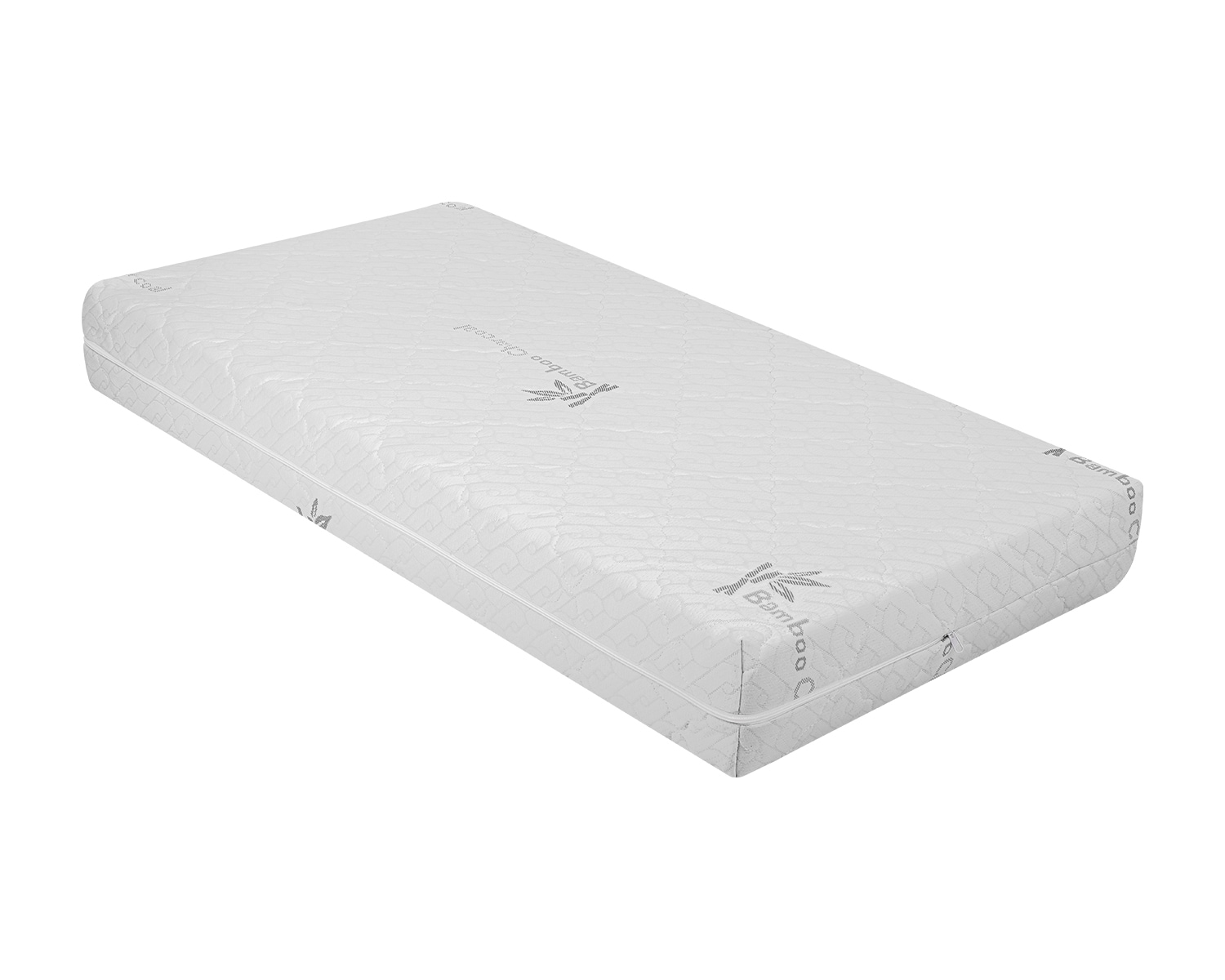 Kikkaboo Babybett Matratze Air Sense 120 x 60 x 14 cm Bezug abnehmbar, 3D Schaum grau