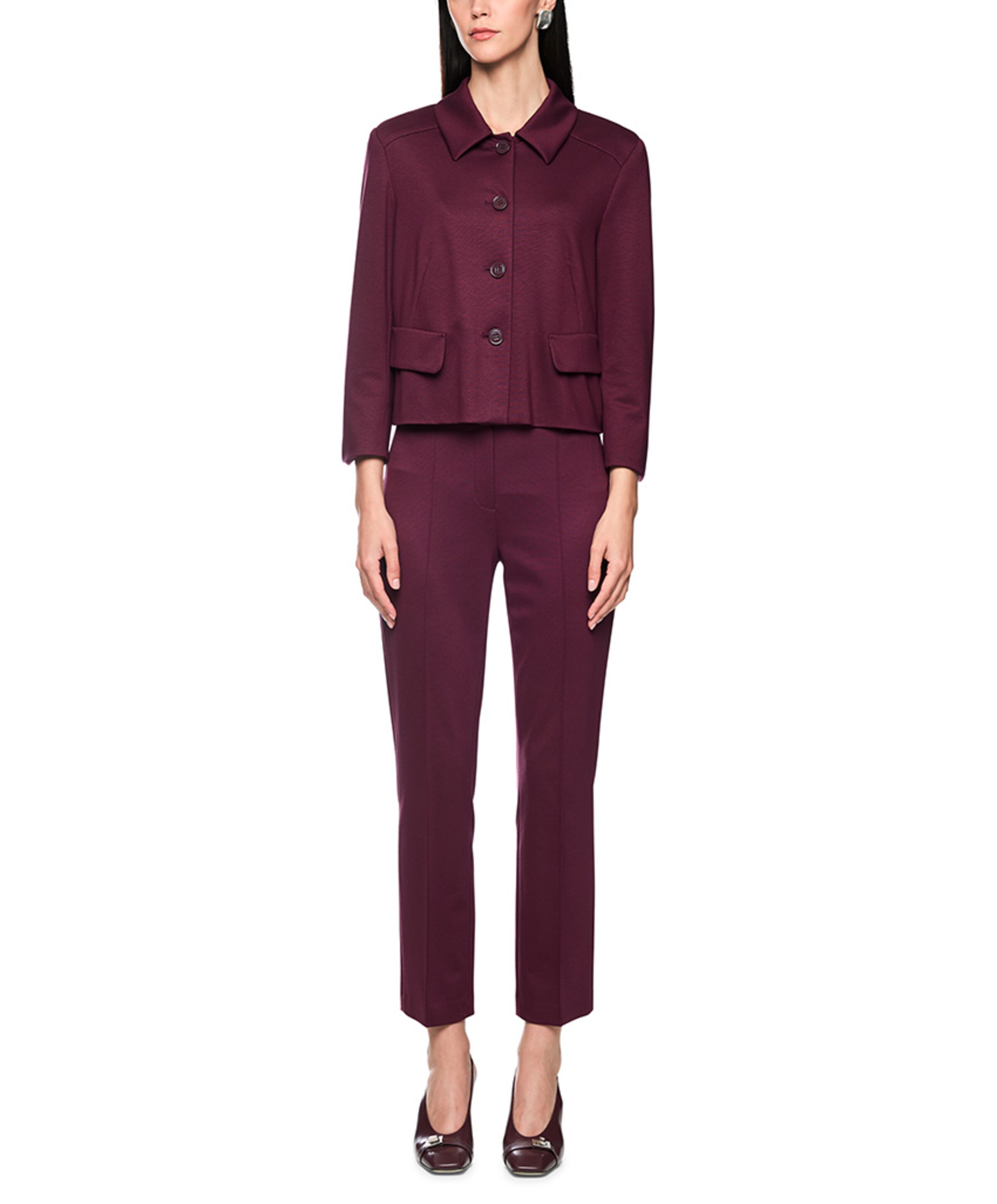 Marc Cain Additions Dames jas bordeaux