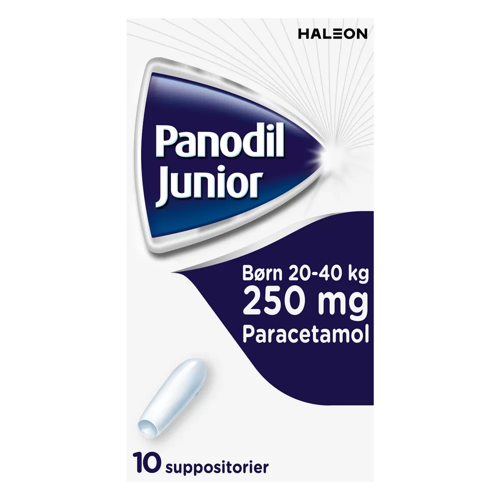 Panodil Junior 250 mg - 10 suppositorier