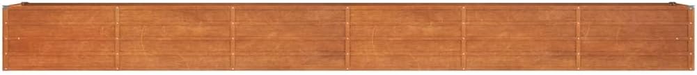 pflanzkübel groß außen 80 cm hoch,kübel groß,Hochbeet Rostig 480x80x45 cm CortenstahlGeeignet für Garten, Terrasse, Schlafzimmer, Wohnzimmer