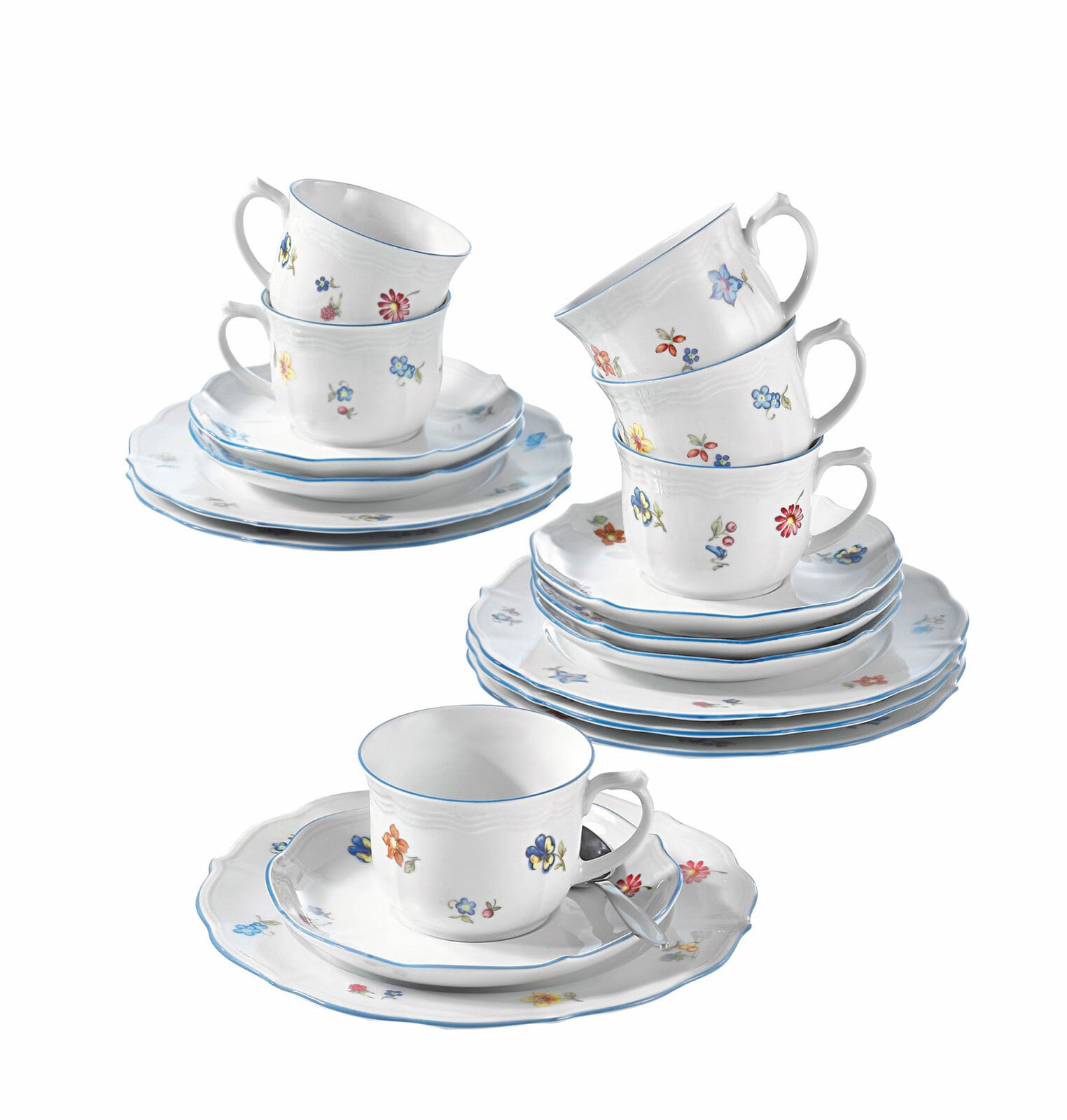 Seltmann Weiden Kaffeetasse SONATE NOSTALGIE weiß