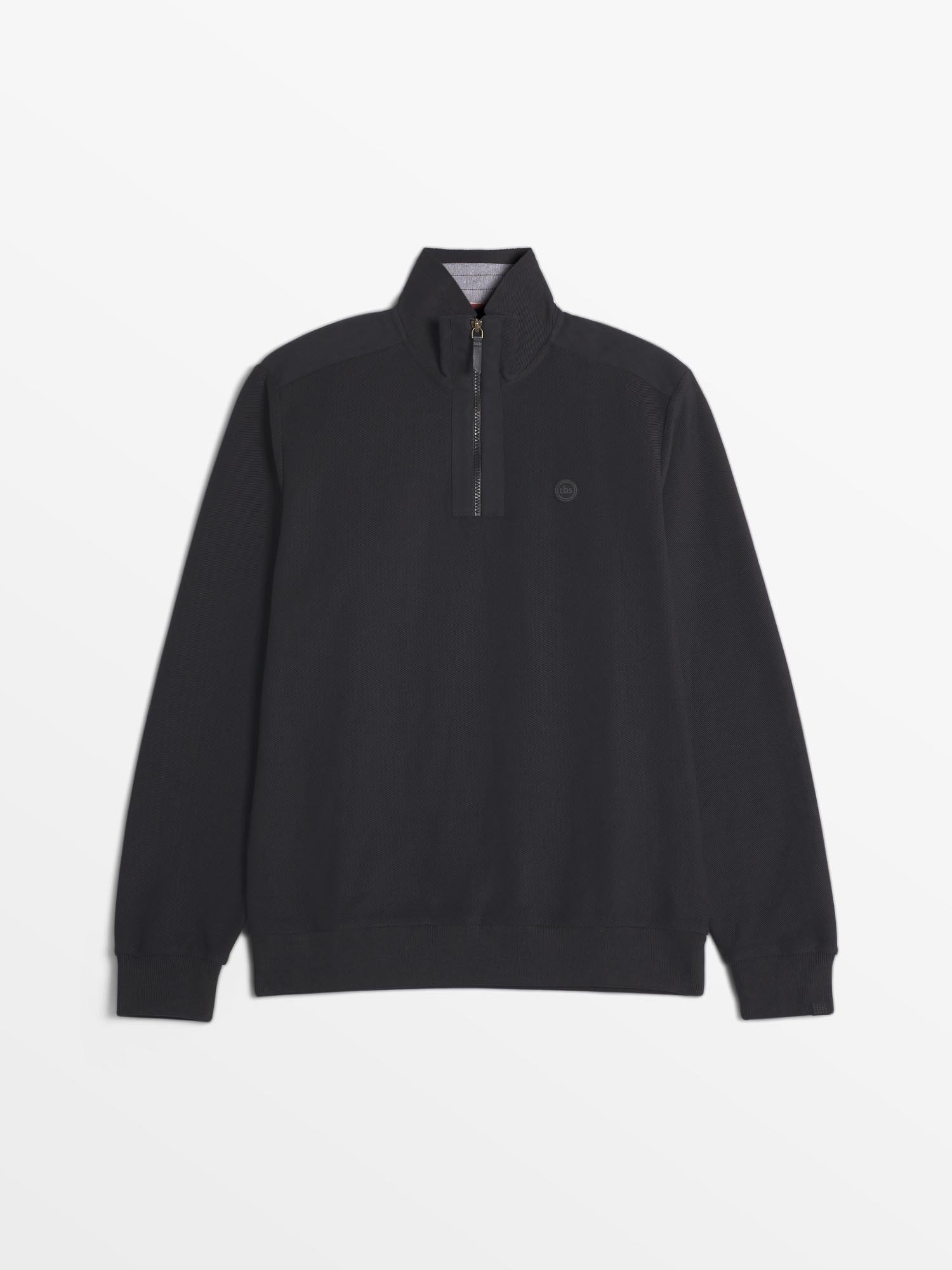 Pull Homme Col Camionneur Noir