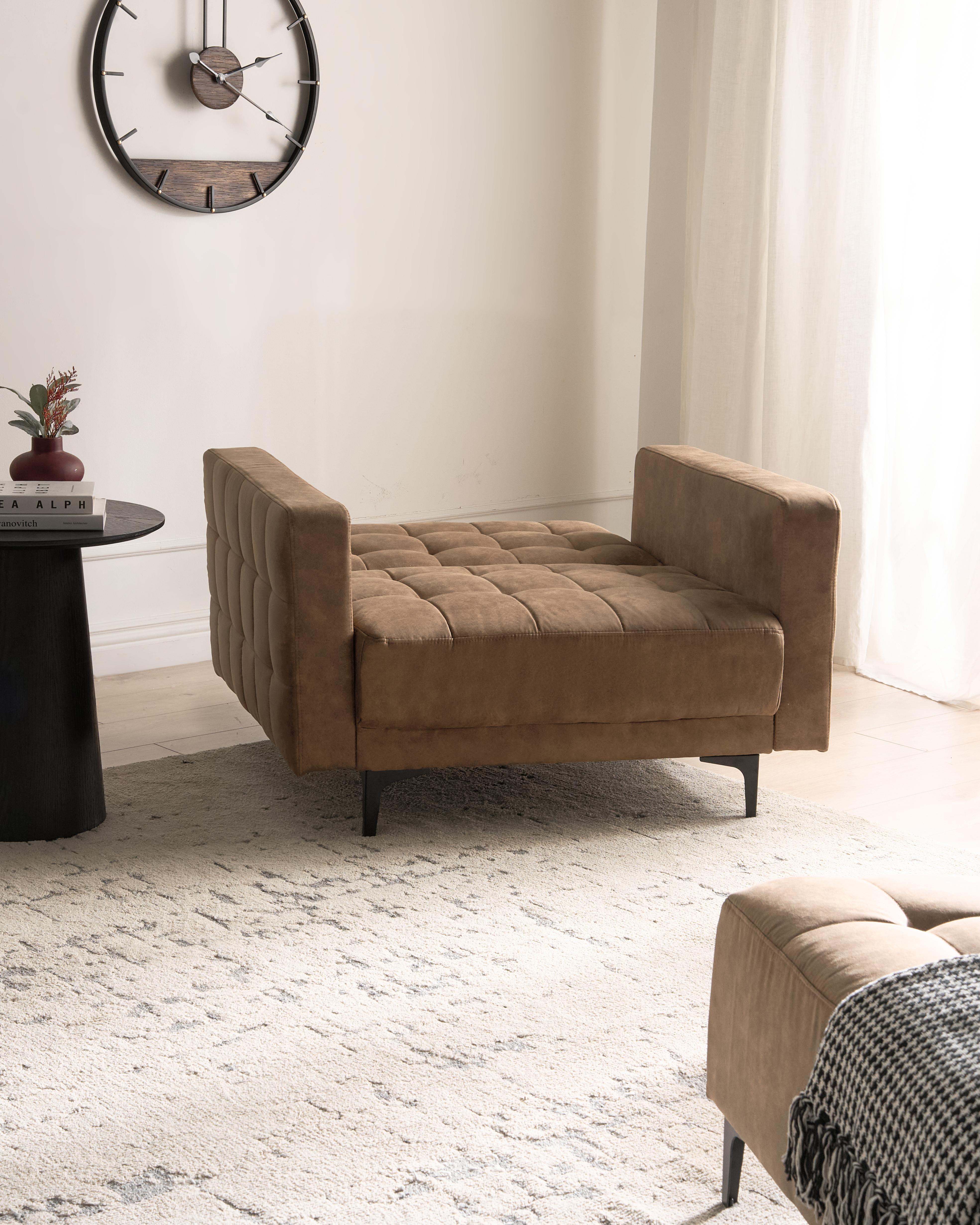Fauteuil ABERDEEN Kunstleer Bruin