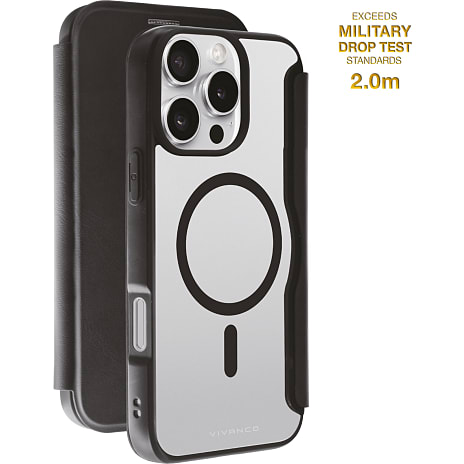 Vivanco iPhone 16 Pro Max wallet - sort