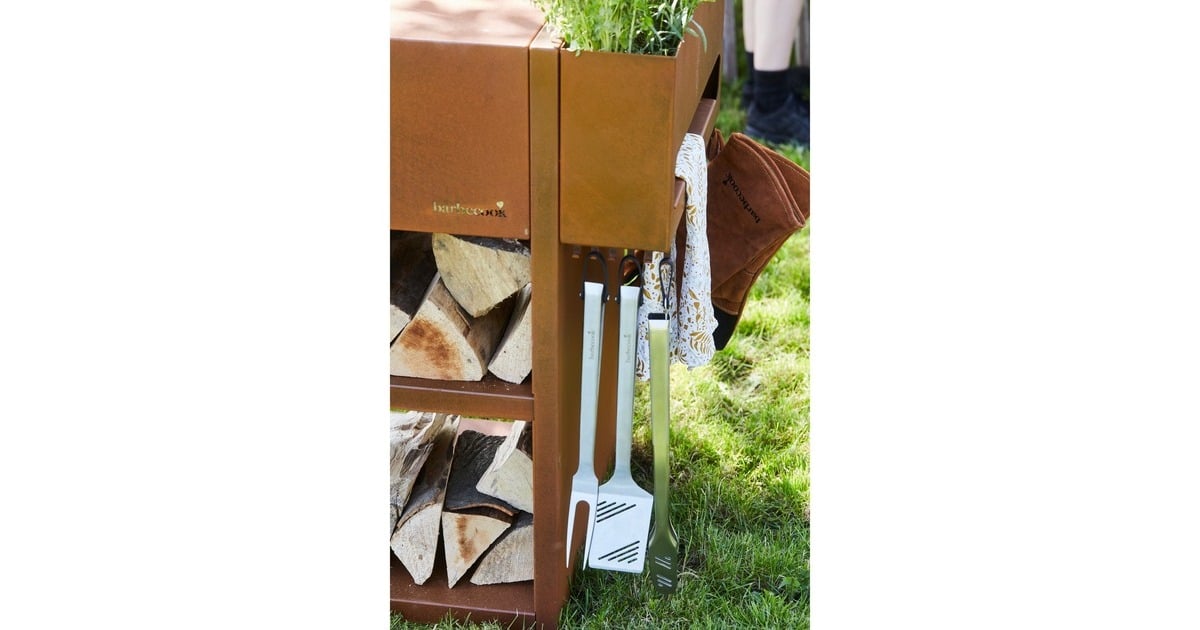 BarbecookNestor Buddy uit cortenstaal tafel
