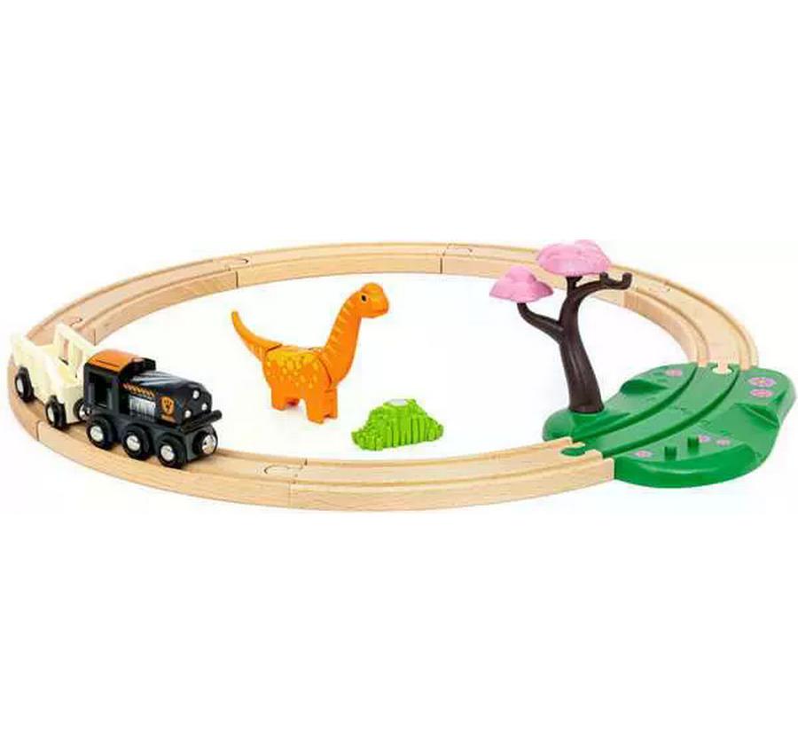 BRIO World Dinosaur Circle SetDinosaurier-Zugset aus 12 Teilen