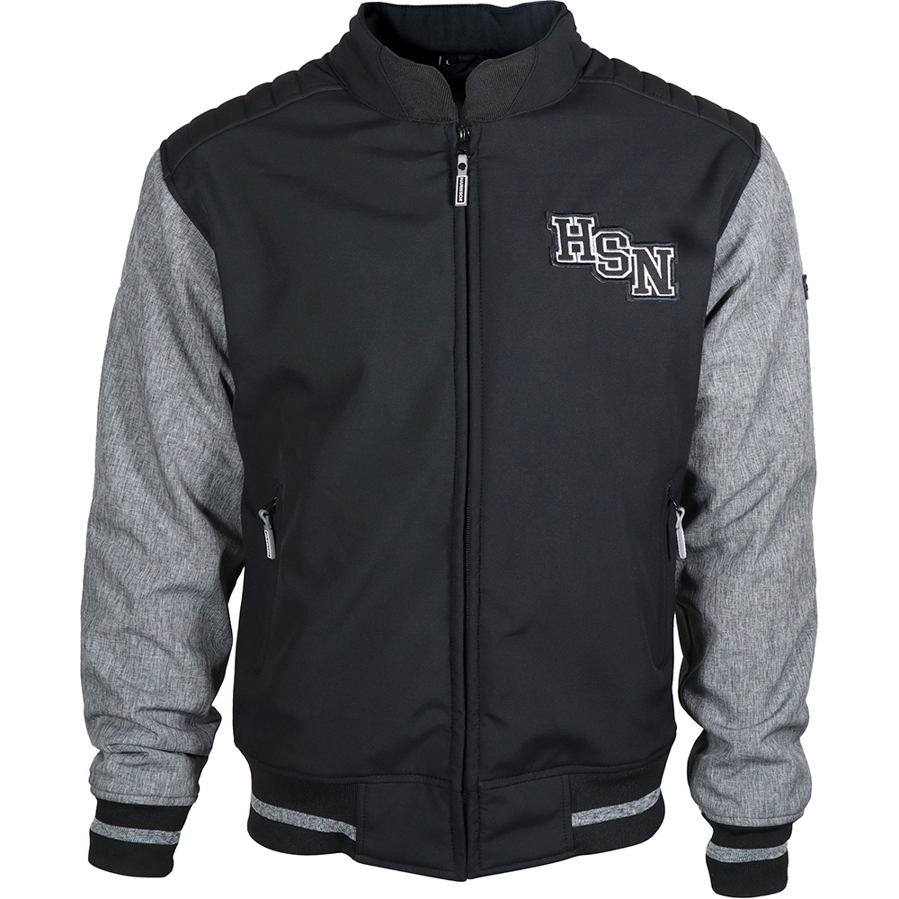 Harisson - Blouson Dodger Noir / Gris