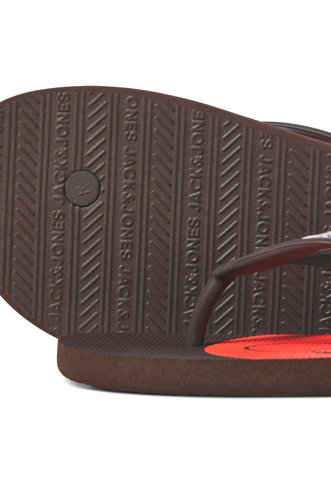 Chinelo estampado - marrom médio