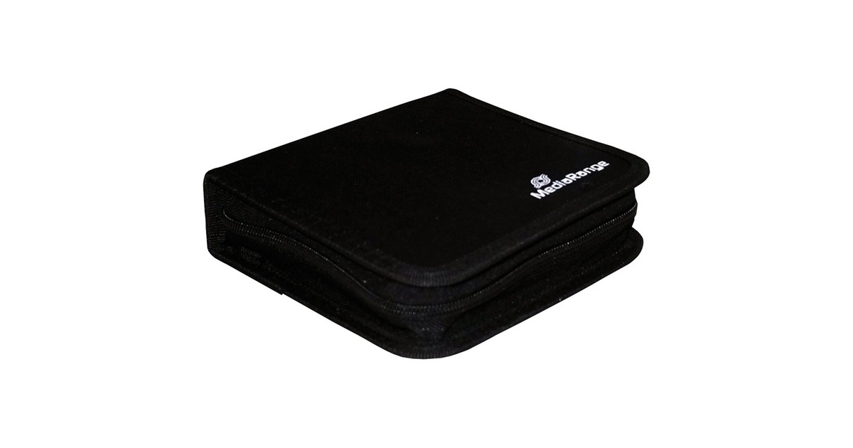 MediaRangeCD Tas 24-x  (Zwart, Retail)