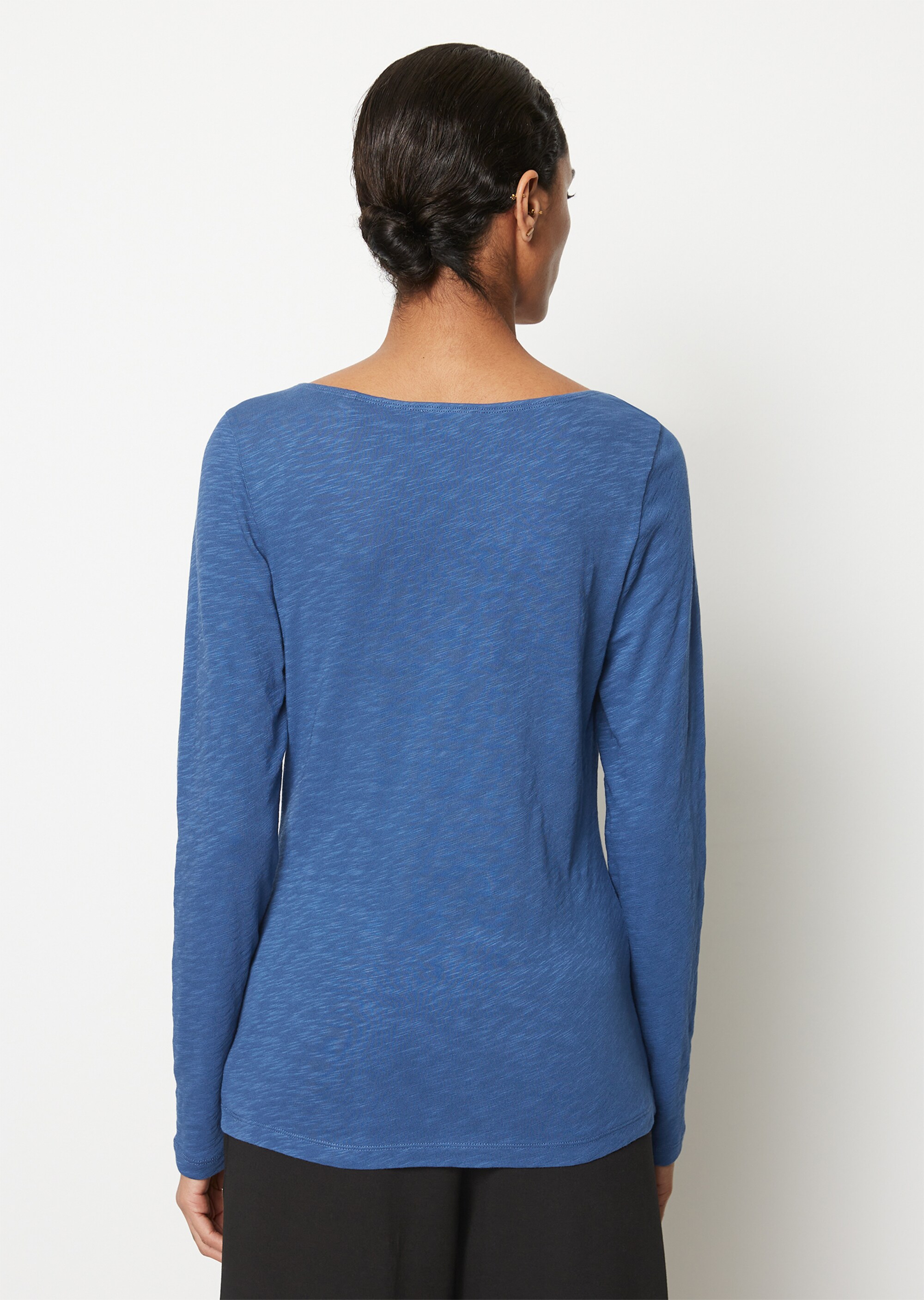 Longsleeve regularaus Slub Jersey