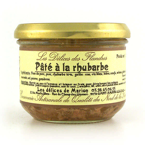 Pâté à la rhubarbe