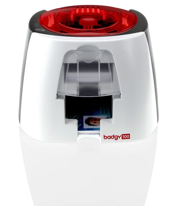 Badgy 100 - Plastkortskriver - farge - fargesublimering/termooverføring - CR-80 Card (85.6 x 54 mm) - inntil 225 kort/time (mono) / inntil 80 kort/ti