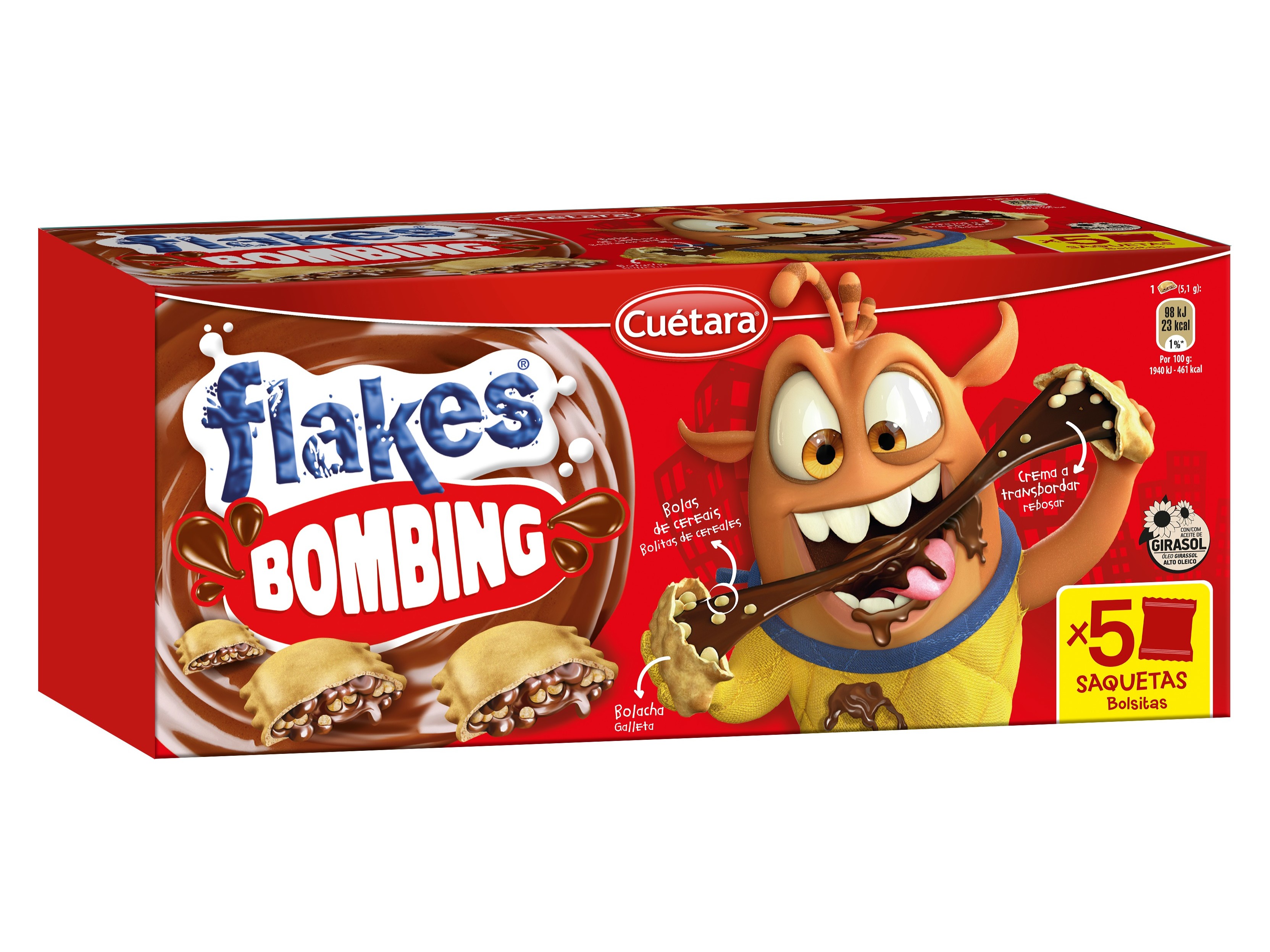 BOLACHA CUÉTARA FLAKES BOMBING 175 G