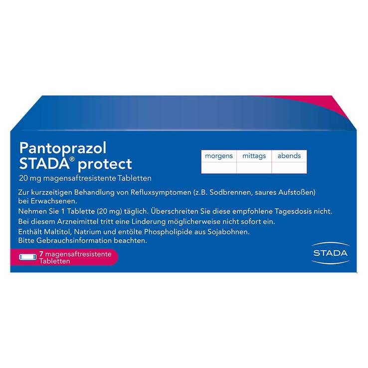 Pantoprazol STADA protect 20 mg magensaftresistent Tabletten, 7 St