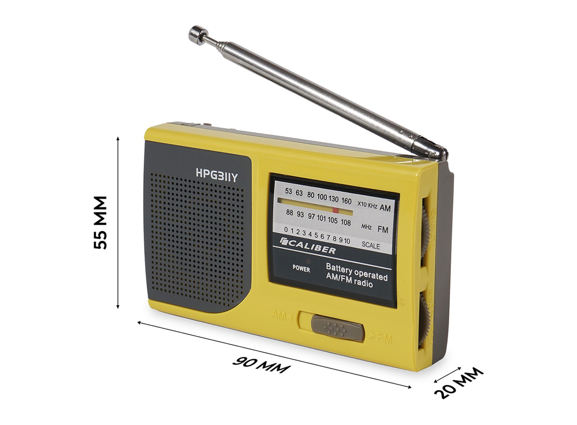 Caliber HPG311Y noodradio