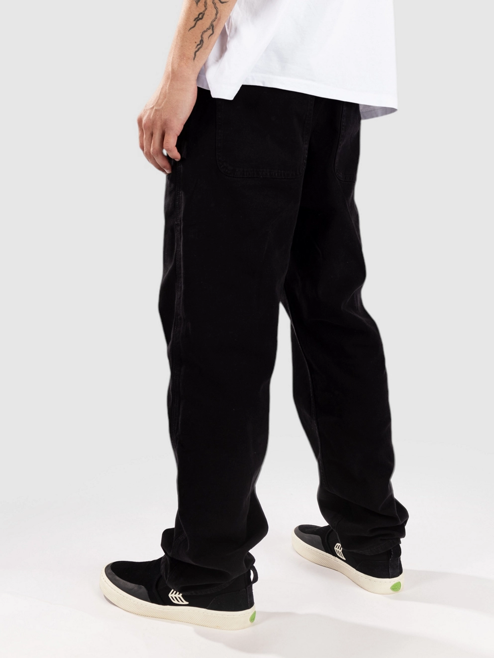 Beyond Medals Baekkel Canvas Pants black