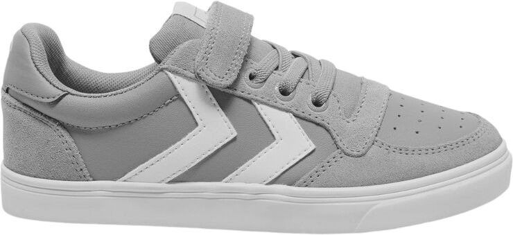 Hummel SLIMMER STADIL LEATHER LOW JR Alloy