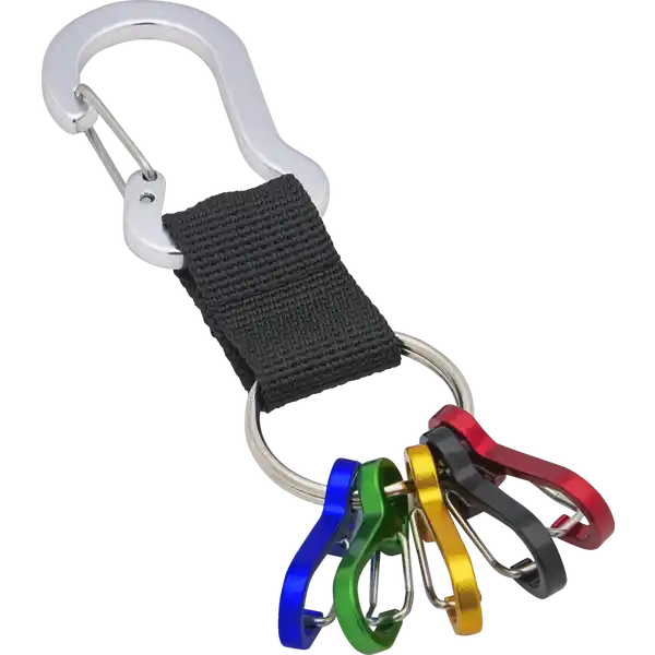 Schlüsselanhänger Karabiner, silber