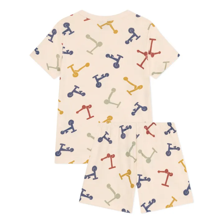 Petit Bateau Pyjama Short Man Trotinettes | Beige